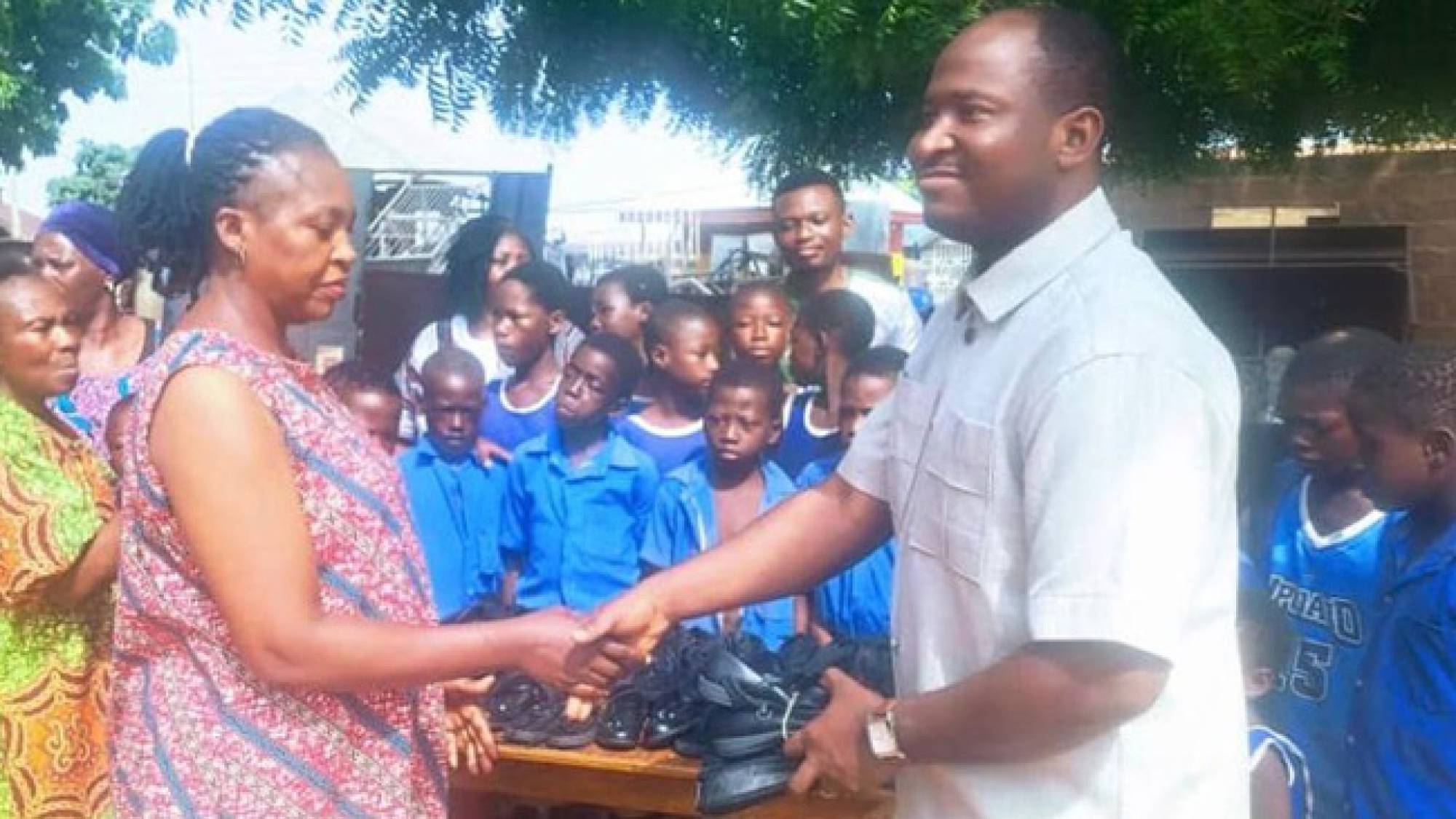 Lamashegu District Schools Outreach Ministry Blesses School Pupils With New Shoes web