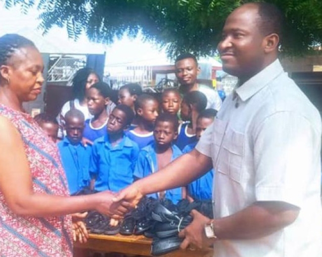 Lamashegu District Schools Outreach Ministry Blesses School Pupils With New Shoes web
