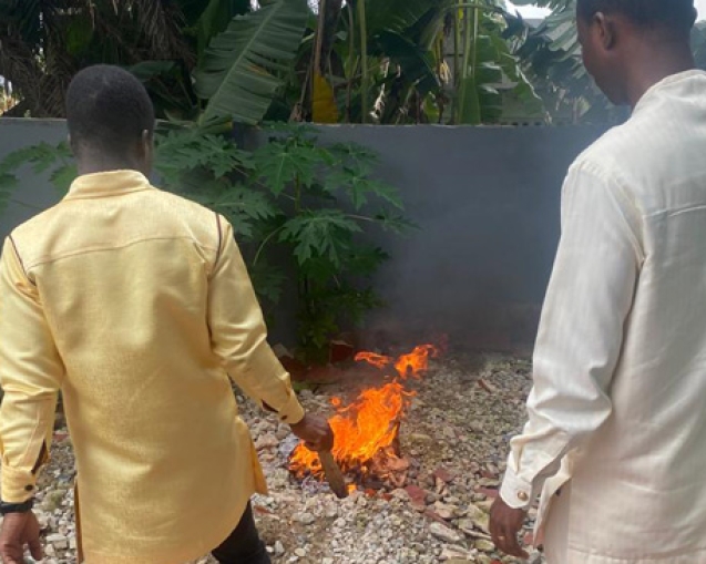 NEW CONVERT SURRENDERS CHARMS AFTER HOLY GHOST ENCOUNTER AT PIWC-ODORKOR web