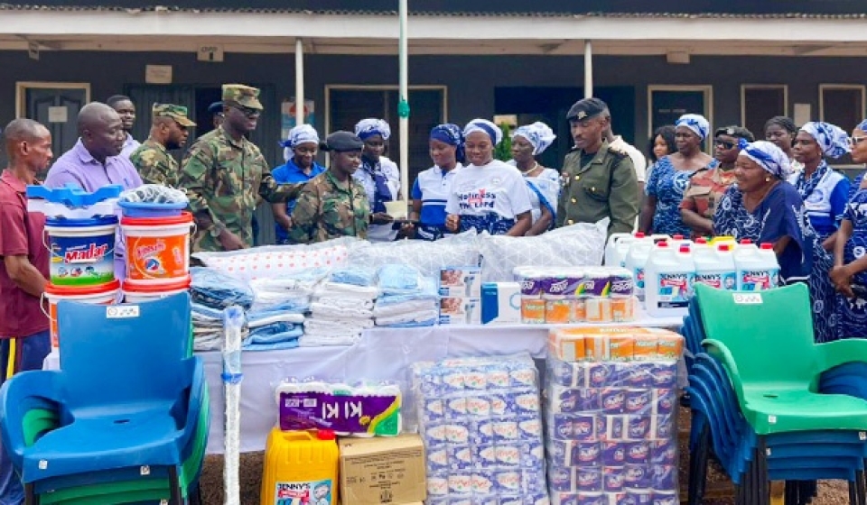 3 GARRISON WC WOMEN DONATE TO LIBERATION BARRACKS MEDICAL FACILITY web