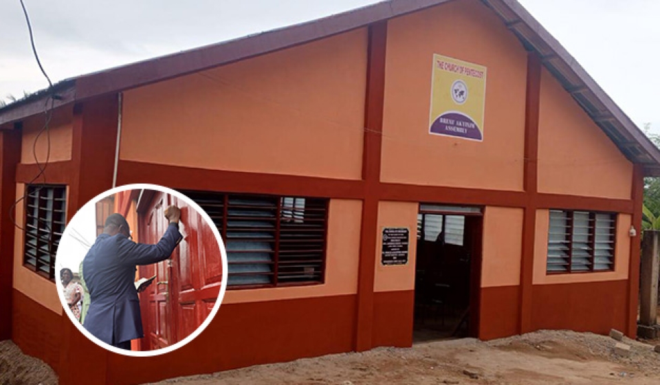 Brenu Akyinim Assembly Church Building Dedicated web