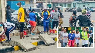 Avoeme District Leads Cleanup Exercise At Aflao Border web