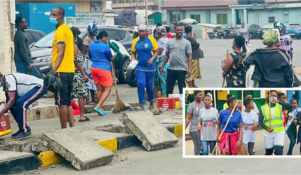 Avoeme District Leads Cleanup Exercise At Aflao Border web