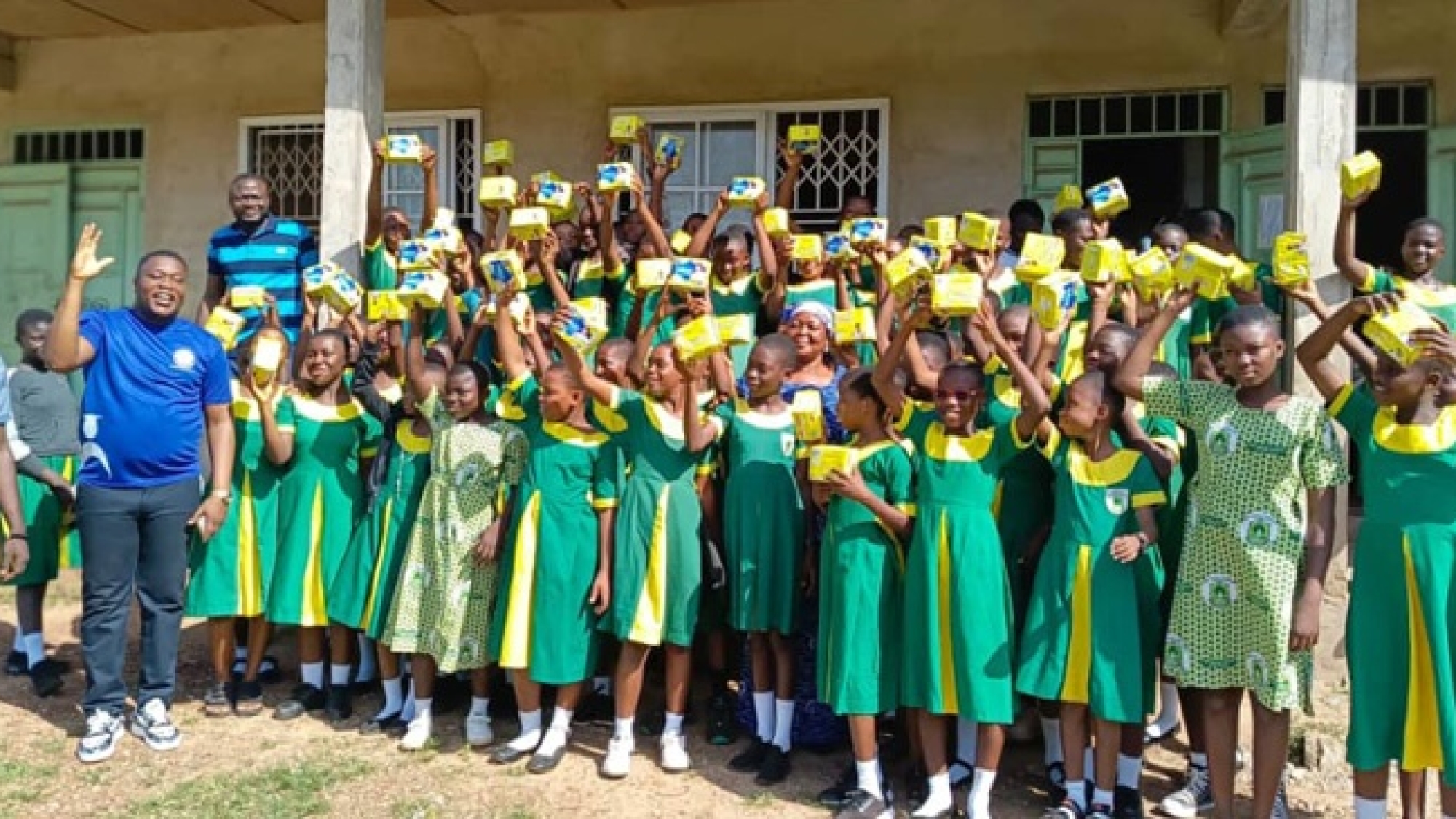 Nyankpala District Donates Sanitary Items To 200 Schoolgirls web