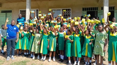 Nyankpala District Donates Sanitary Items To 200 Schoolgirls web