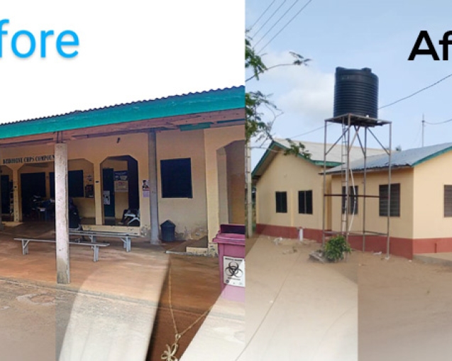 Agorve-Woe District Traditional Ministries Refurbish Dziedzorve CHPS Facility web