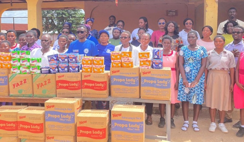 Kwatire District Holds Menstrual Hygiene Management Campaign, Donates Over 300 Sanitary Items web