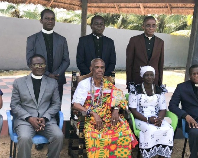 Tema Area Chaplaincy, Chieftaincy Ministry Pay Courtesy Visit To Ada Paramount Chief web