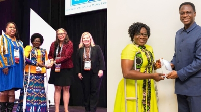 Deaconess Prof. Augustina Naami Delivers 2025 Hokenstad International Lecture, Honoured With Prestigious Global Award web