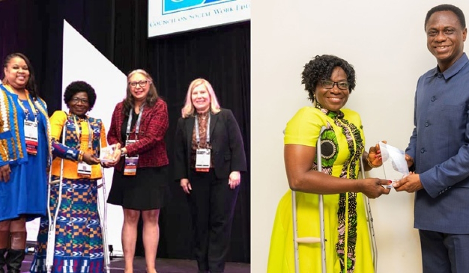 Deaconess Prof. Augustina Naami Delivers 2025 Hokenstad International Lecture, Honoured With Prestigious Global Award web