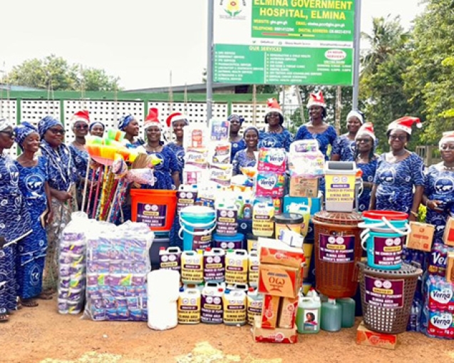Elmina Area Women’s Ministry Donates To Elmina Government Hospital web