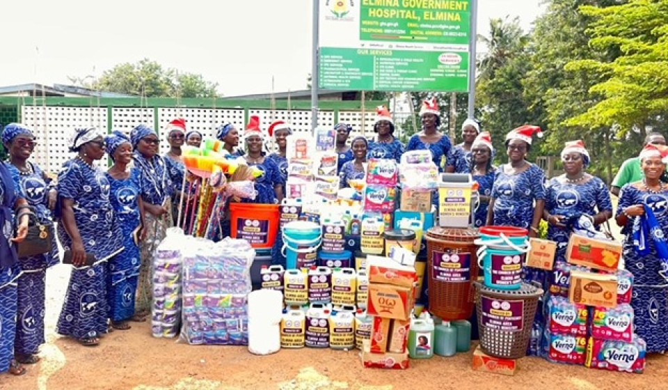 Elmina Area Women’s Ministry Donates To Elmina Government Hospital web
