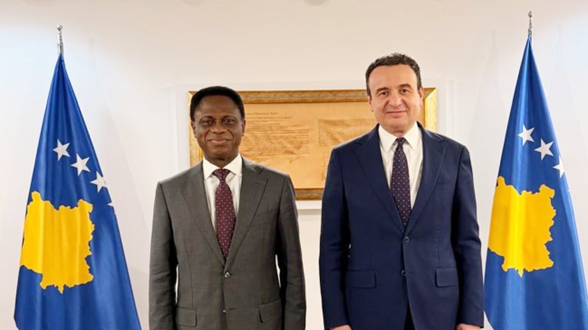 Apostle Nyamekye Meets Kosovo Prime Minister web