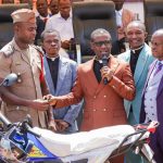 Offinso Area Donates Motorbike To Ghana Fire Service