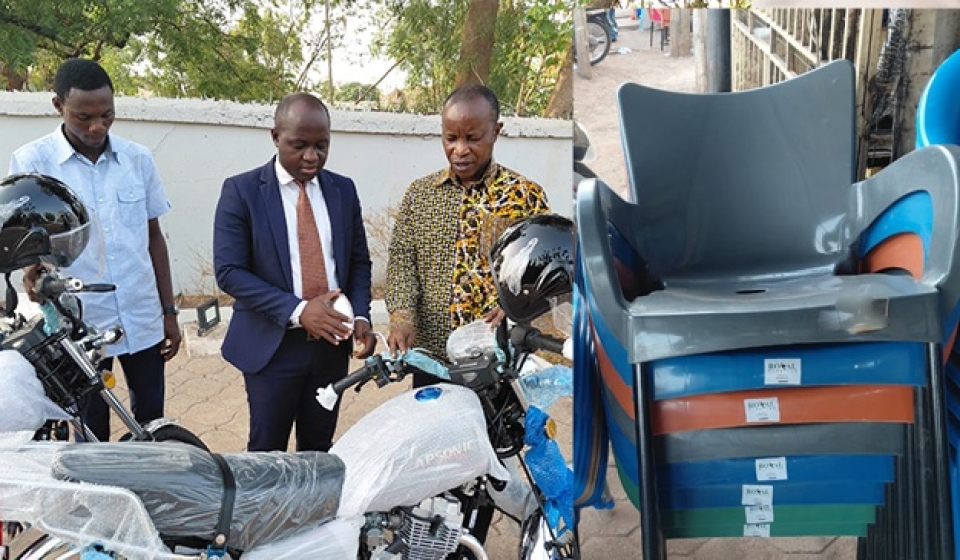 TOSM Leadership Donates Motorbike And Chairs To Daboya District web.jpg