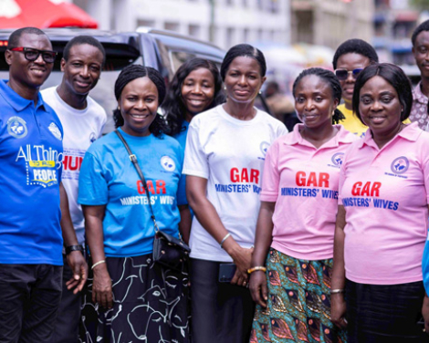 GAR Ministers’ Wives, HUM Embark on Outreach in Accra Slums web