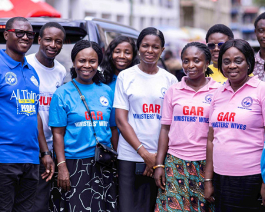 GAR Ministers’ Wives, HUM Embark on Outreach in Accra Slums web