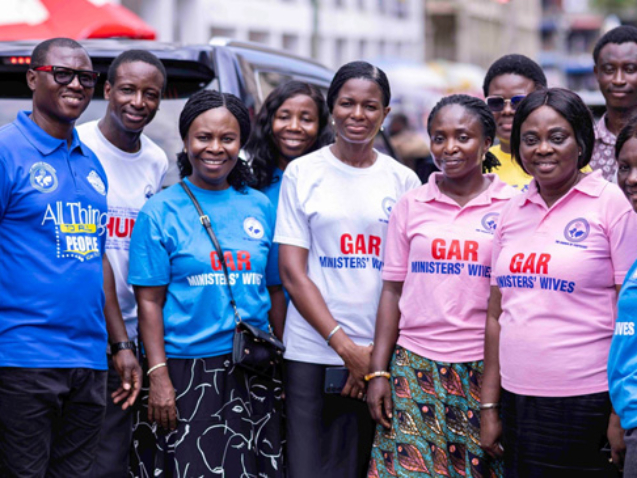 GAR Ministers’ Wives, HUM Embark on Outreach in Accra Slums web