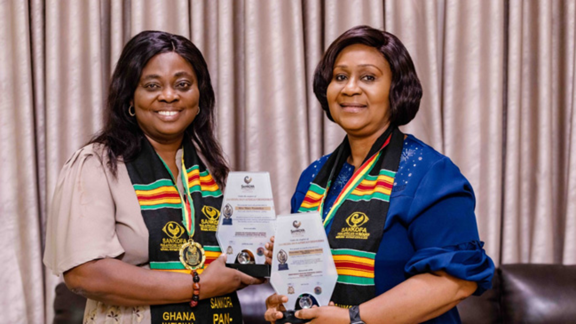 Mrs. Mary Nyamekye, Deaconess Philomina Mireku Honoured web