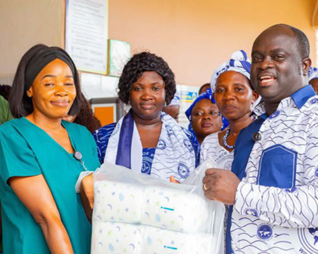 PIWC Nkawkaw Women’s Ministry Donates To Holy Family Hospital WEB.jpg
