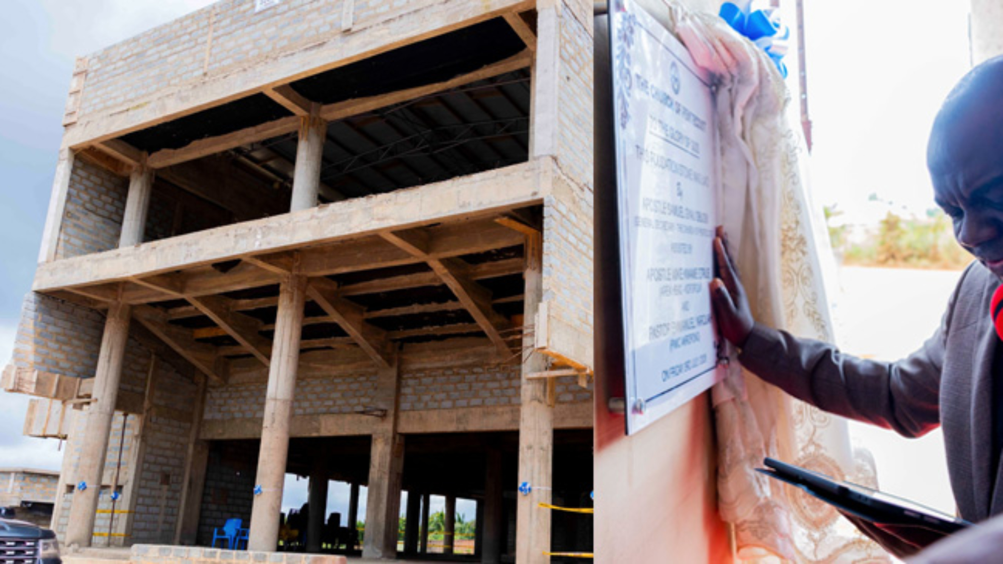 PIWC-Akropong Auditorium Foundation Stone Laid pn
