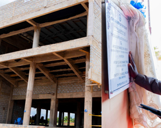 PIWC-Akropong Auditorium Foundation Stone Laid pn