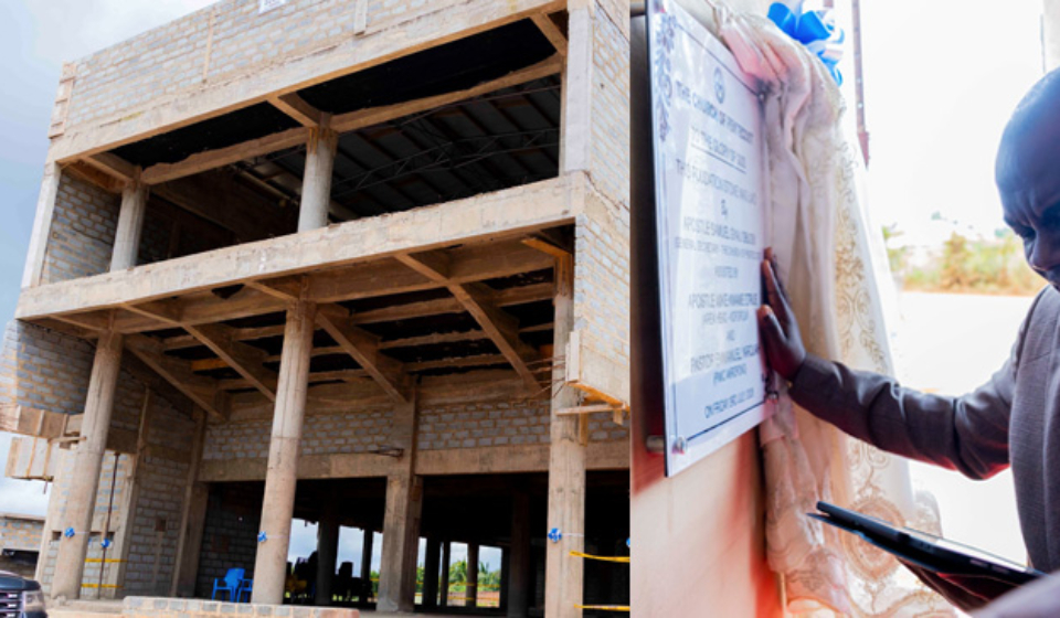 PIWC-Akropong Auditorium Foundation Stone Laid pn