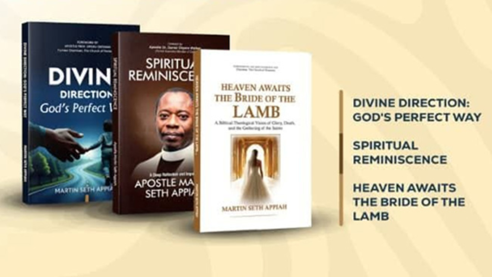 Apostle Appiah Authors Three Books Ahead Of Retirement web