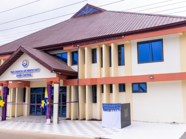 Apostle Samuel Obuobi Dedicates Kibi Central Auditorium web