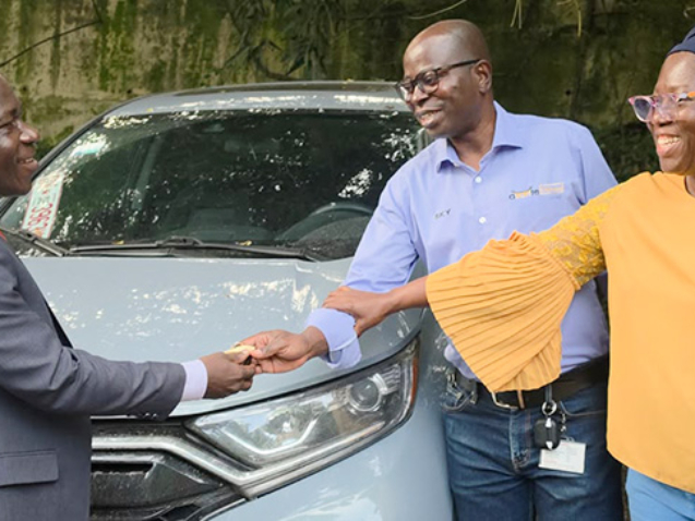 Elder Asante and Family Donate New Car to Chirano District web.jpg