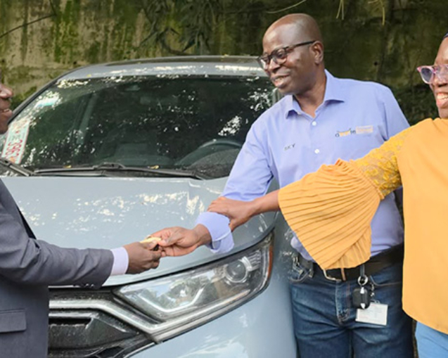 Elder Asante and Family Donate New Car to Chirano District web.jpg
