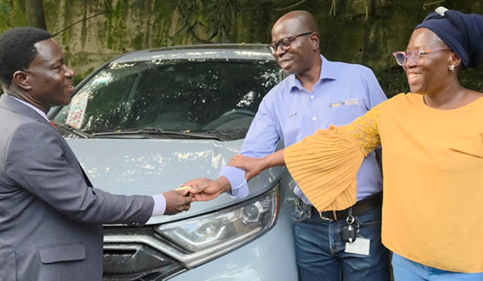 Elder Asante and Family Donate New Car to Chirano District web.jpg