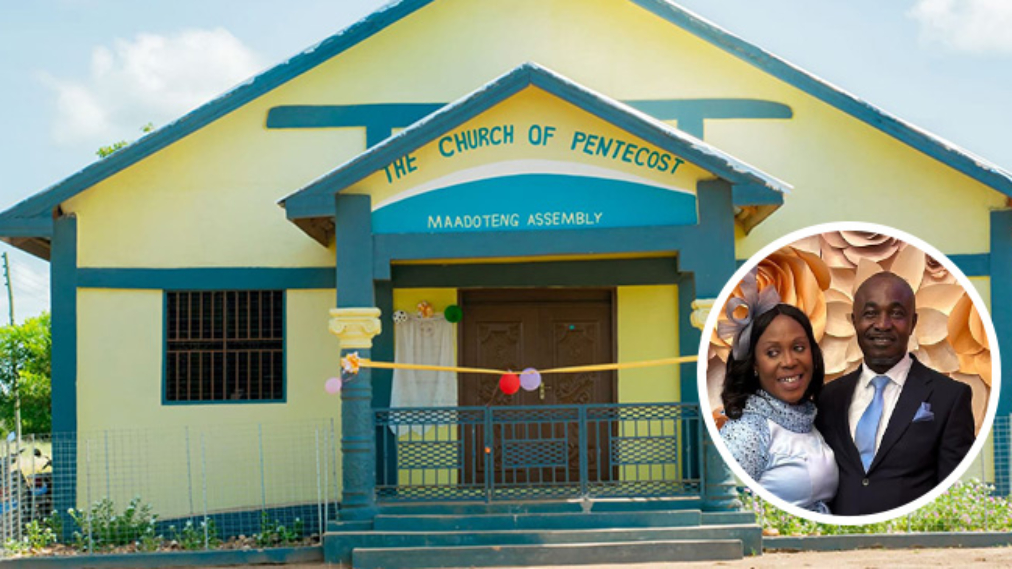 Dr Peter, Mrs Dorothy Debrah-Mensah Build Church Auditorium for Maadoteng Assembly web.jpg