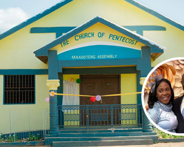 Dr Peter, Mrs Dorothy Debrah-Mensah Build Church Auditorium for Maadoteng Assembly web.jpg